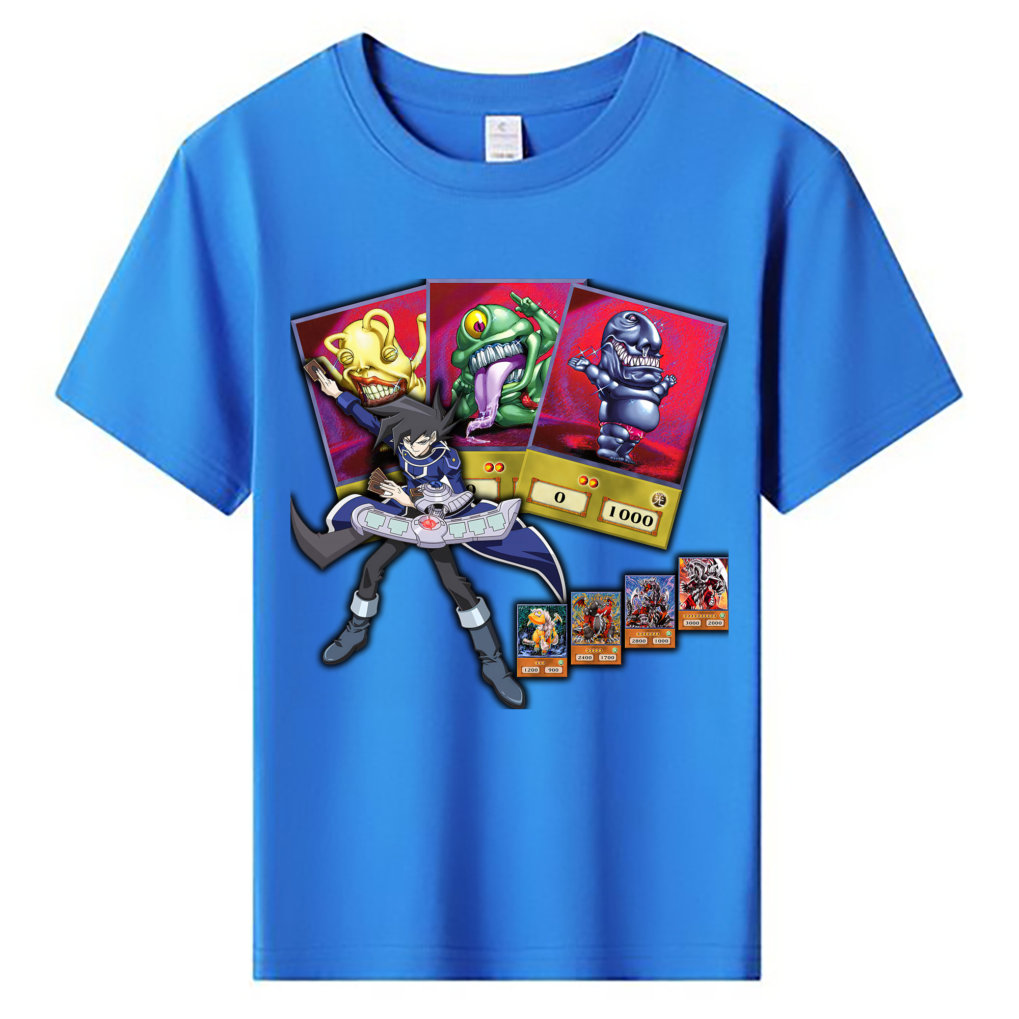 （画像用） 遊☆戯☆王 Yu-Gi-Oh! 綿100％キッズTシャツ（フロントプリント）